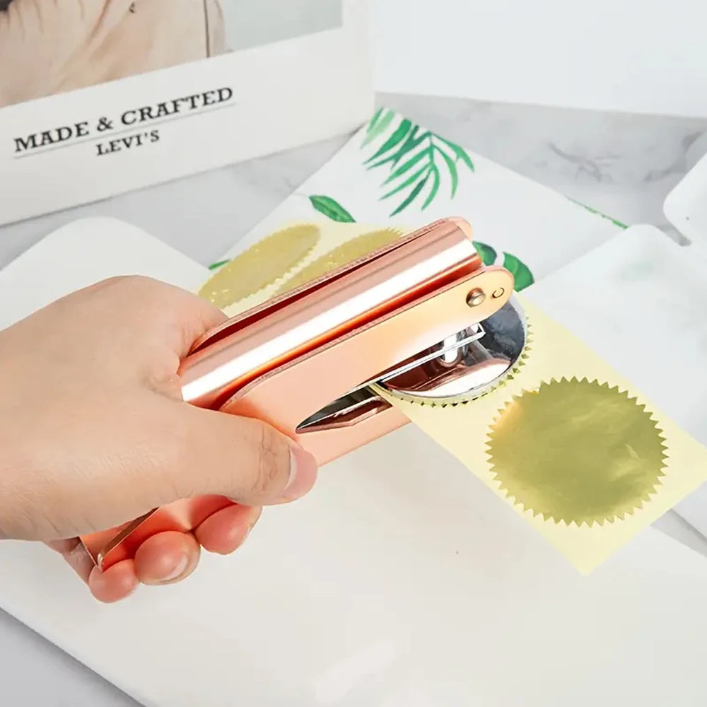 Personalized Book Embosser | "From The Library of..." Custom Stamp | Ex Libris Book Stamp | Thoughtful Gift for Book Lovers
