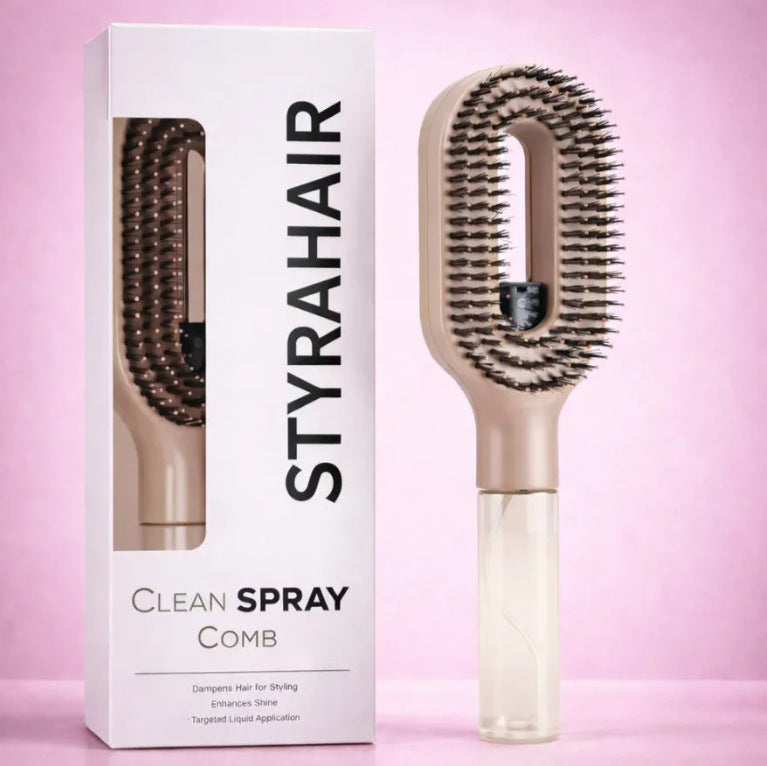 Spray Mist Hair Brush