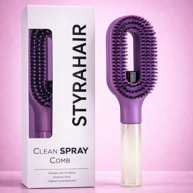 Spray Mist Hair Brush